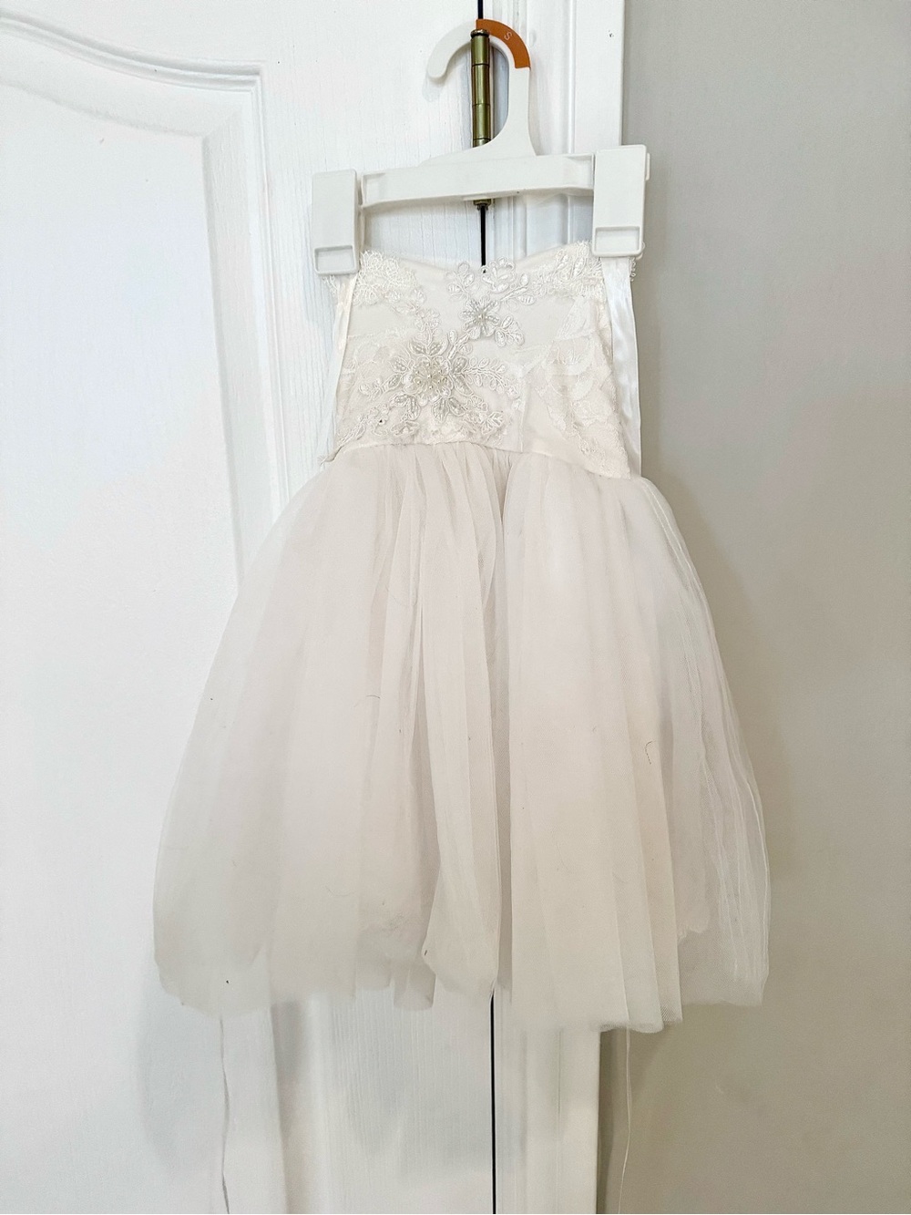 Dollcake Ivory Embellished Tulle Party Dress